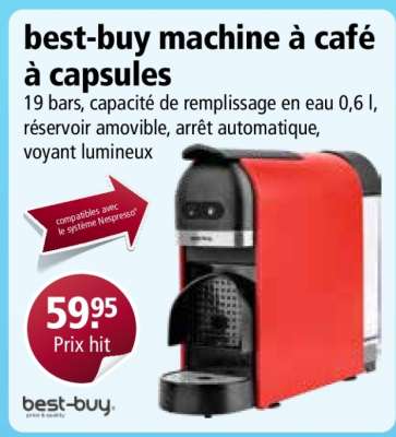 best-buy machine à café à capsules