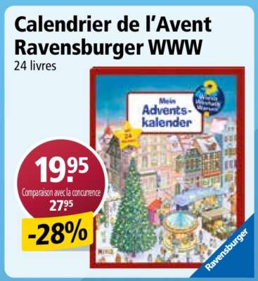 Calendrier de l’Avent Ravensburger WWW