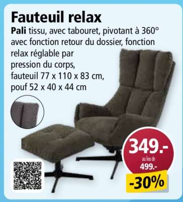 Fauteuil relax