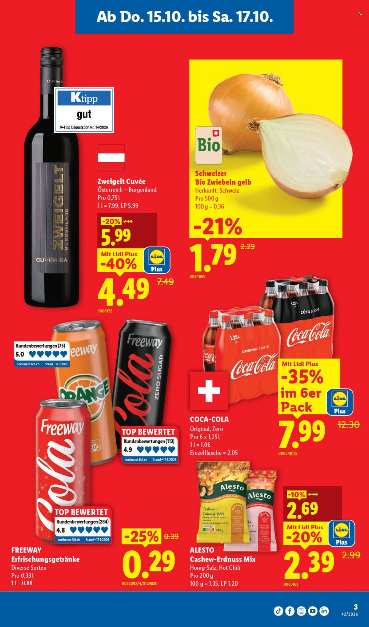 Catalogue Lidl - 15.10.2026 - 21.10.2026. Page 3. Page 3