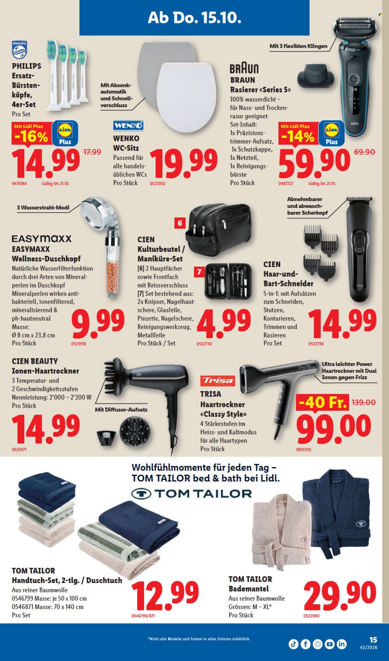 Catalogue Lidl - 15.10.2026 - 21.10.2026. Page 15. Page 15