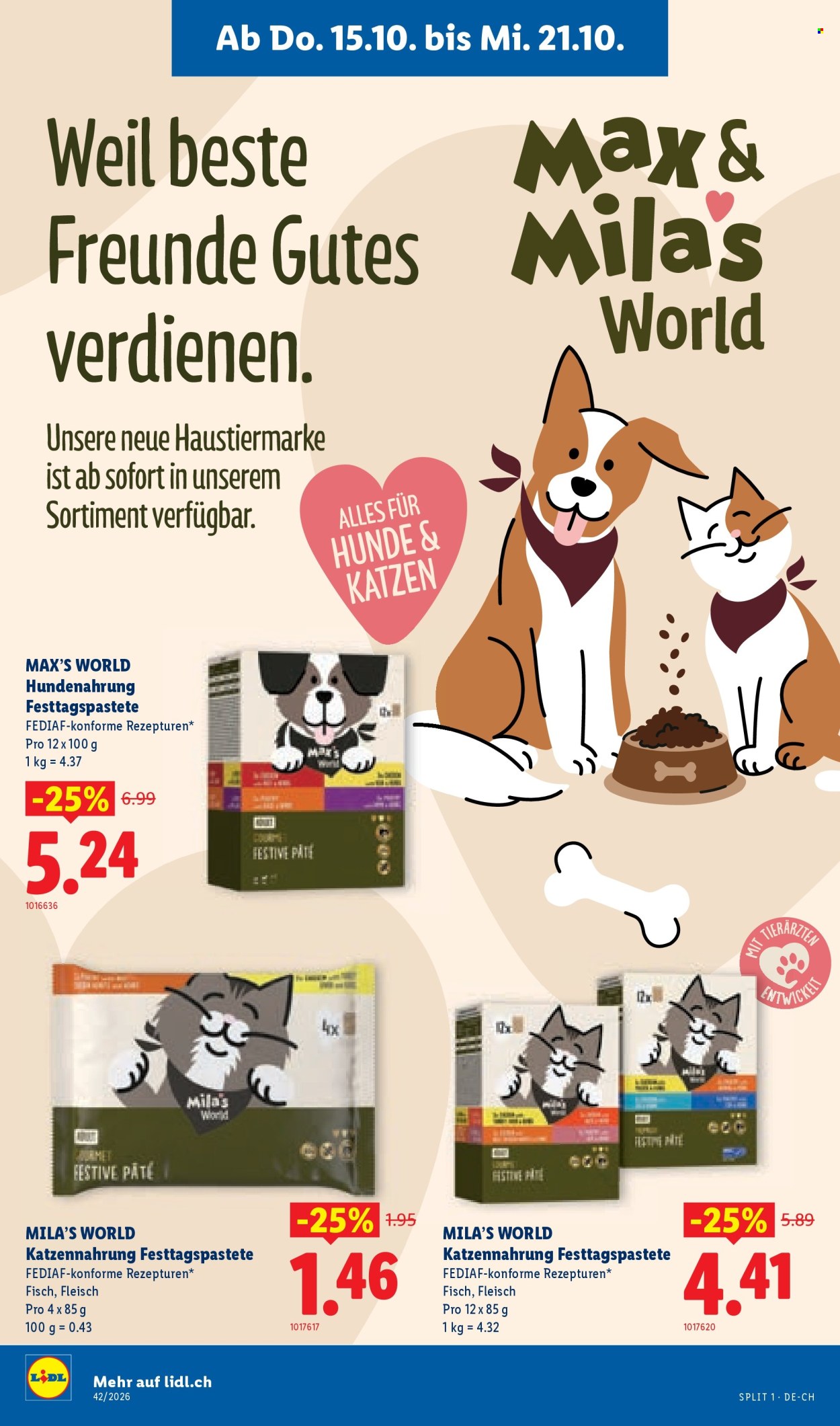 Catalogue Lidl - 15.10.2026 - 21.10.2026. Page 1. Page 1