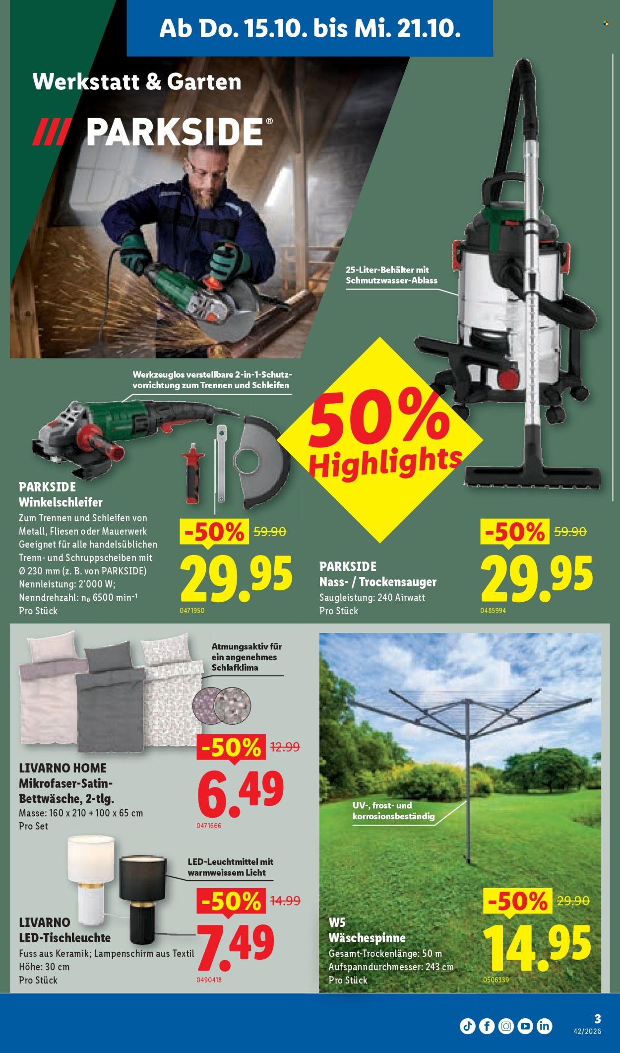 Catalogue Lidl - 15.10.2026 - 21.10.2026. Page 3. Page 3