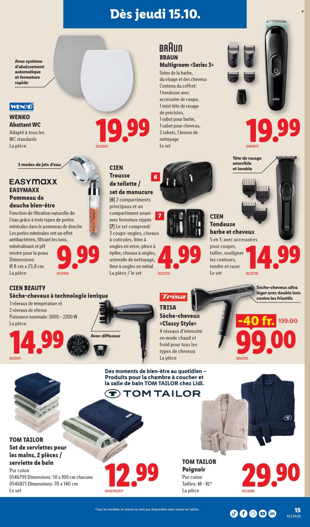 Catalogue Lidl - 15.10.2026 - 21.10.2026. Page 15. Page 15