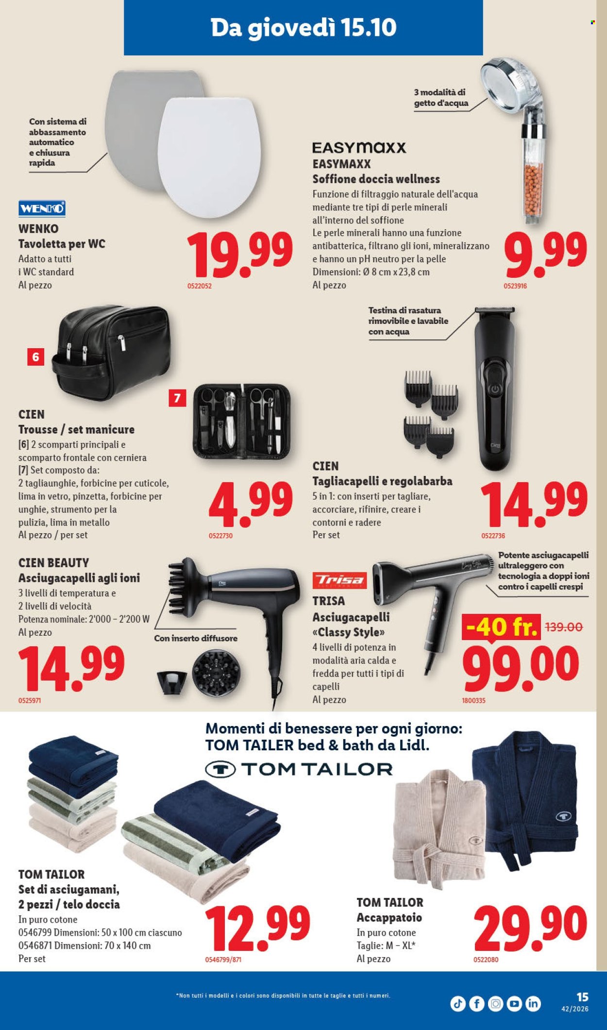 Catalogue Lidl - 15.10.2026 - 21.10.2026. Page 15. Page 15