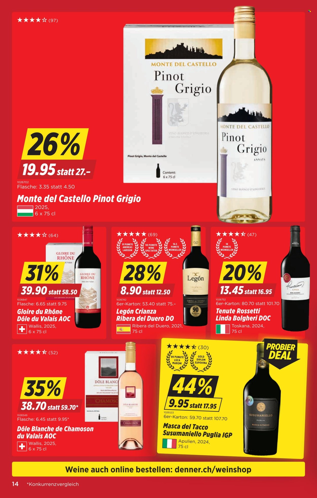 Catalogue Denner - 15.10.2026 - 21.10.2026. Page 14. Page 14