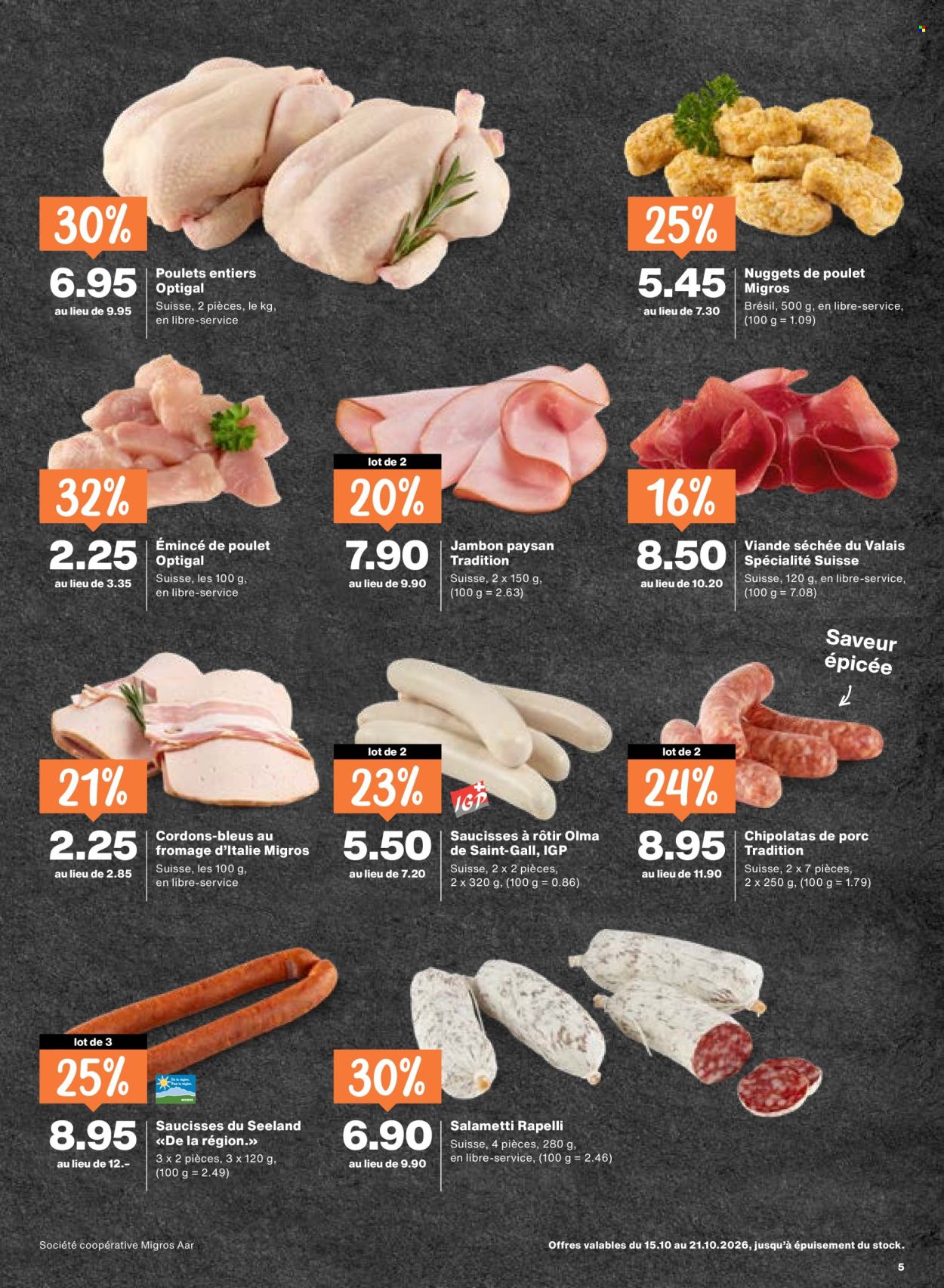 Catalogue Migros - 15.10.2026 - 21.10.2026. Page 5. Page 5
