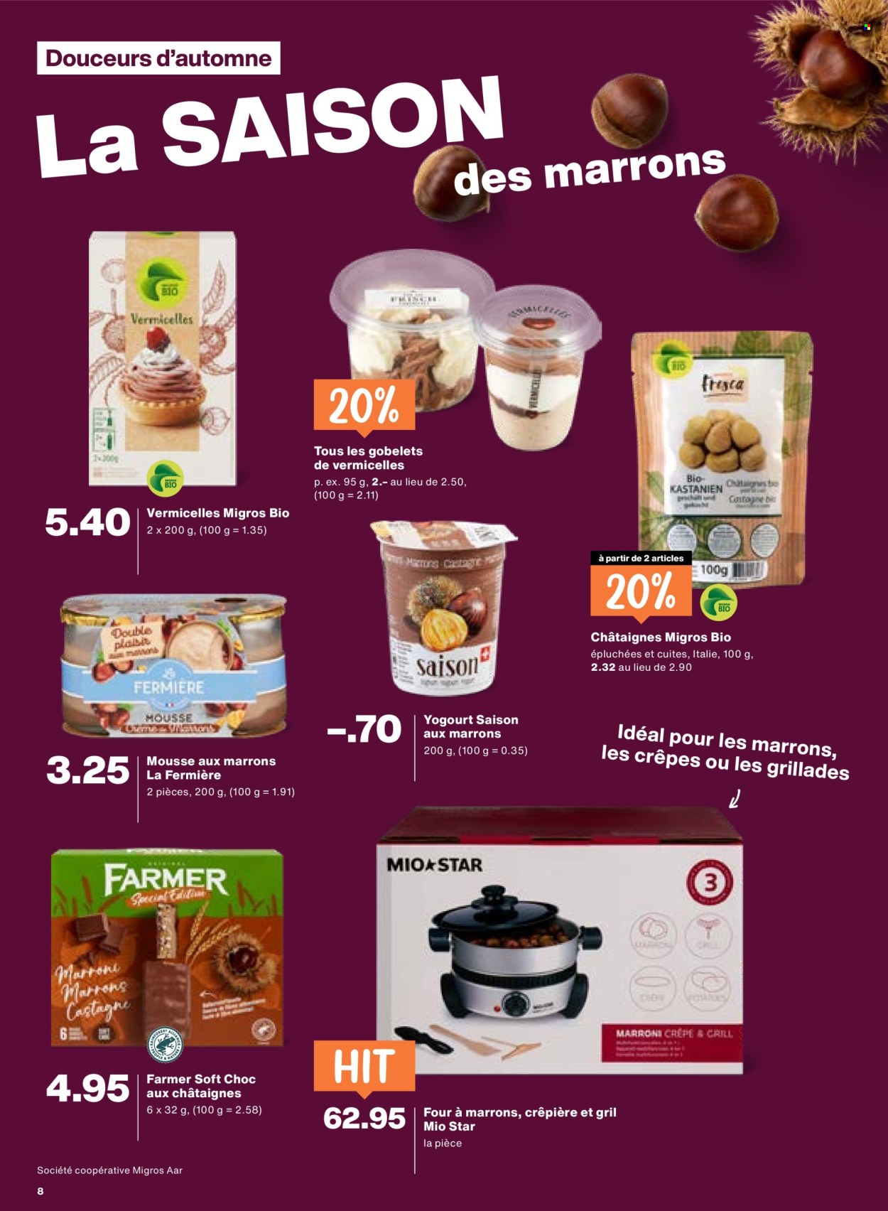 Catalogue Migros - 15.10.2026 - 21.10.2026. Page 8. Page 8