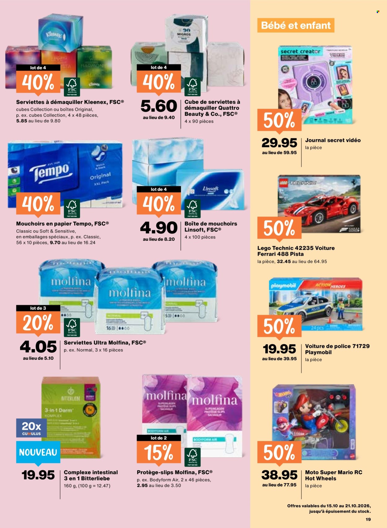 Catalogue Migros - 15.10.2026 - 21.10.2026. Page 19. Page 19