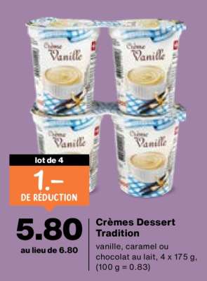 Crèmes Dessert Tradition