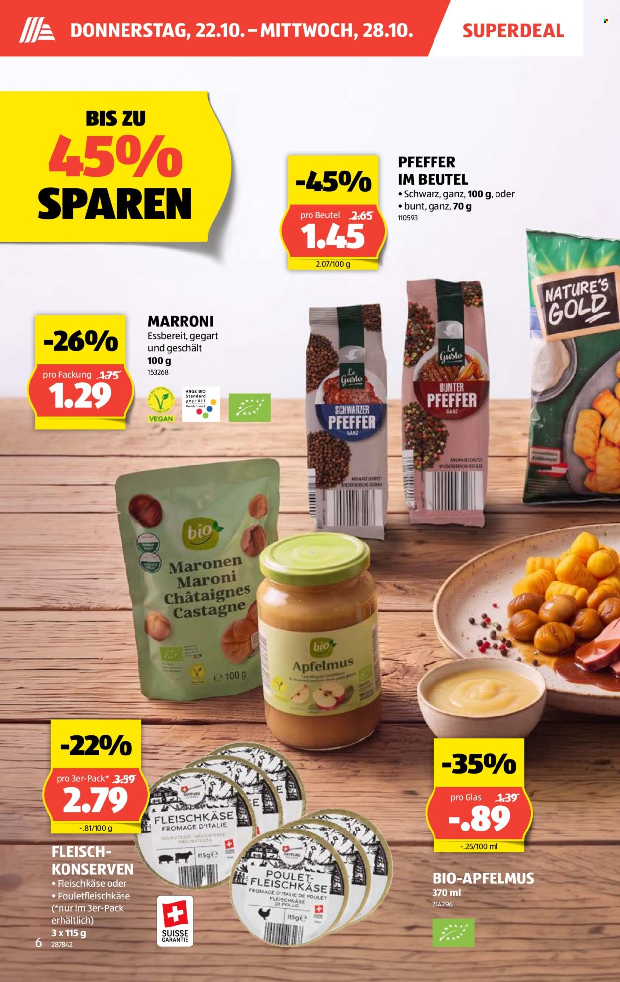 Catalogue Aldi - 22.10.2026 - 28.10.2026. Page 6. Page 6