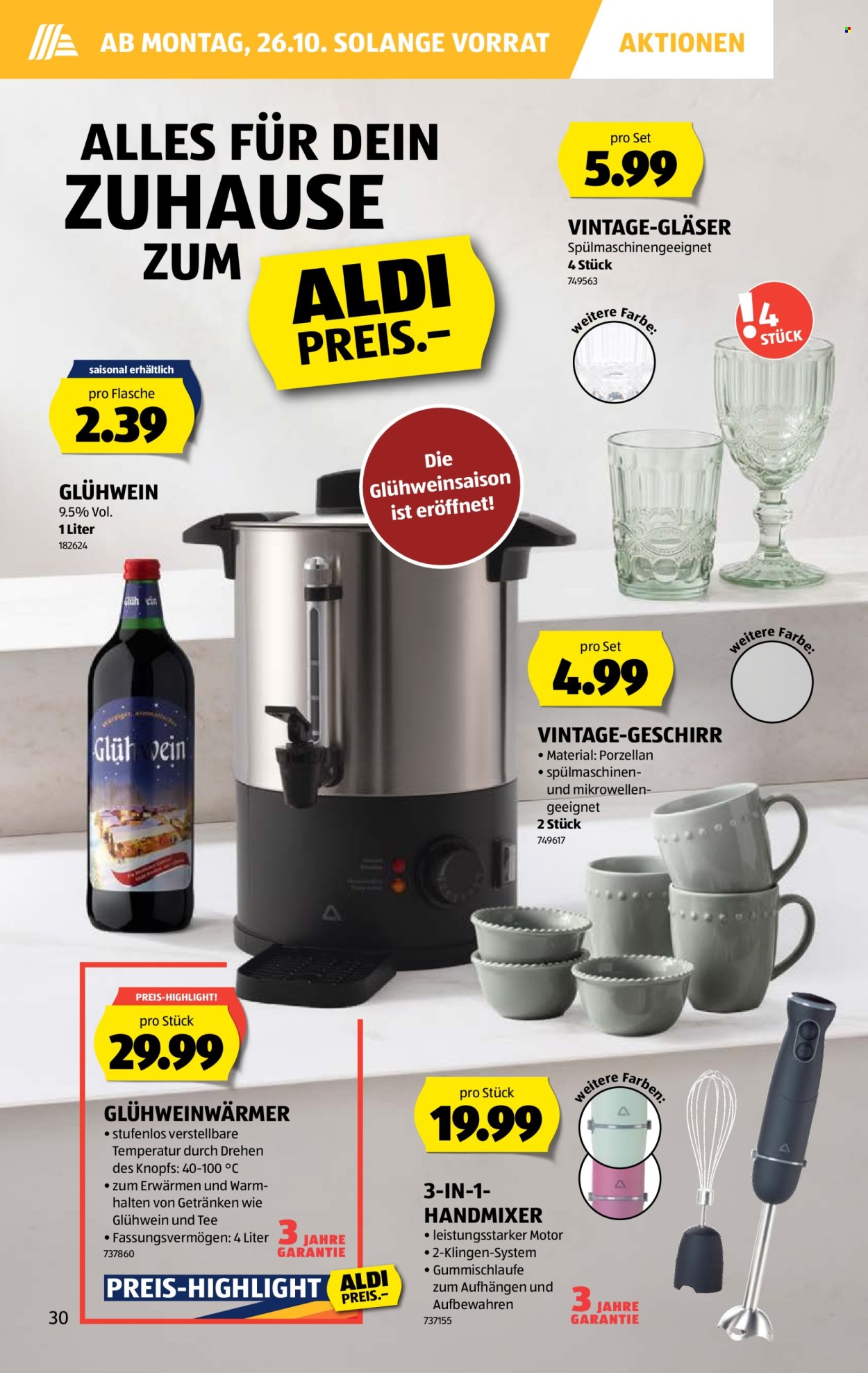 Catalogue Aldi - 22.10.2026 - 28.10.2026. Page 30. Page 30