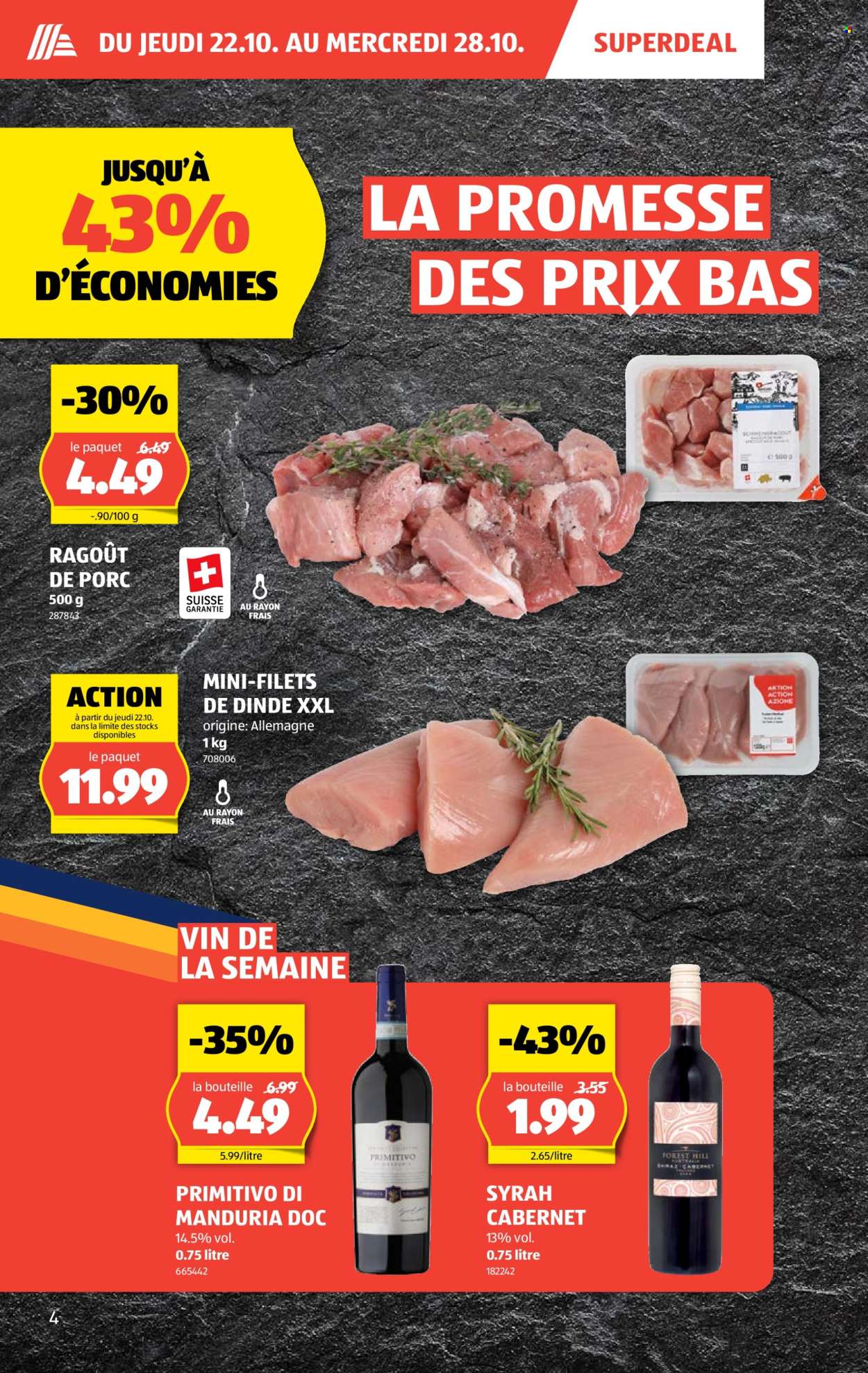 Catalogue Aldi - 22.10.2026 - 28.10.2026. Page 4. Page 4