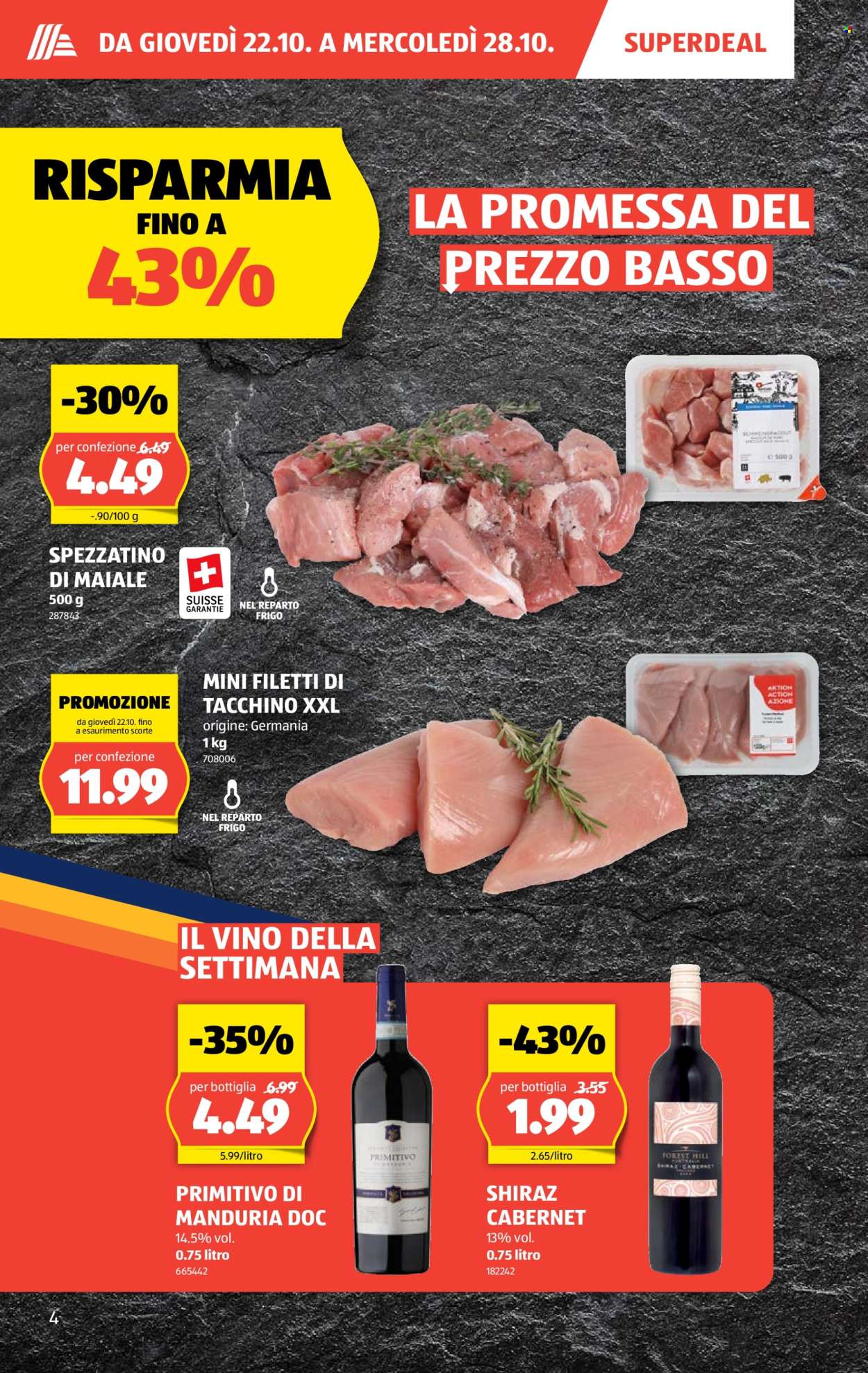 Catalogue Aldi - 22.10.2026 - 28.10.2026. Page 4. Page 4