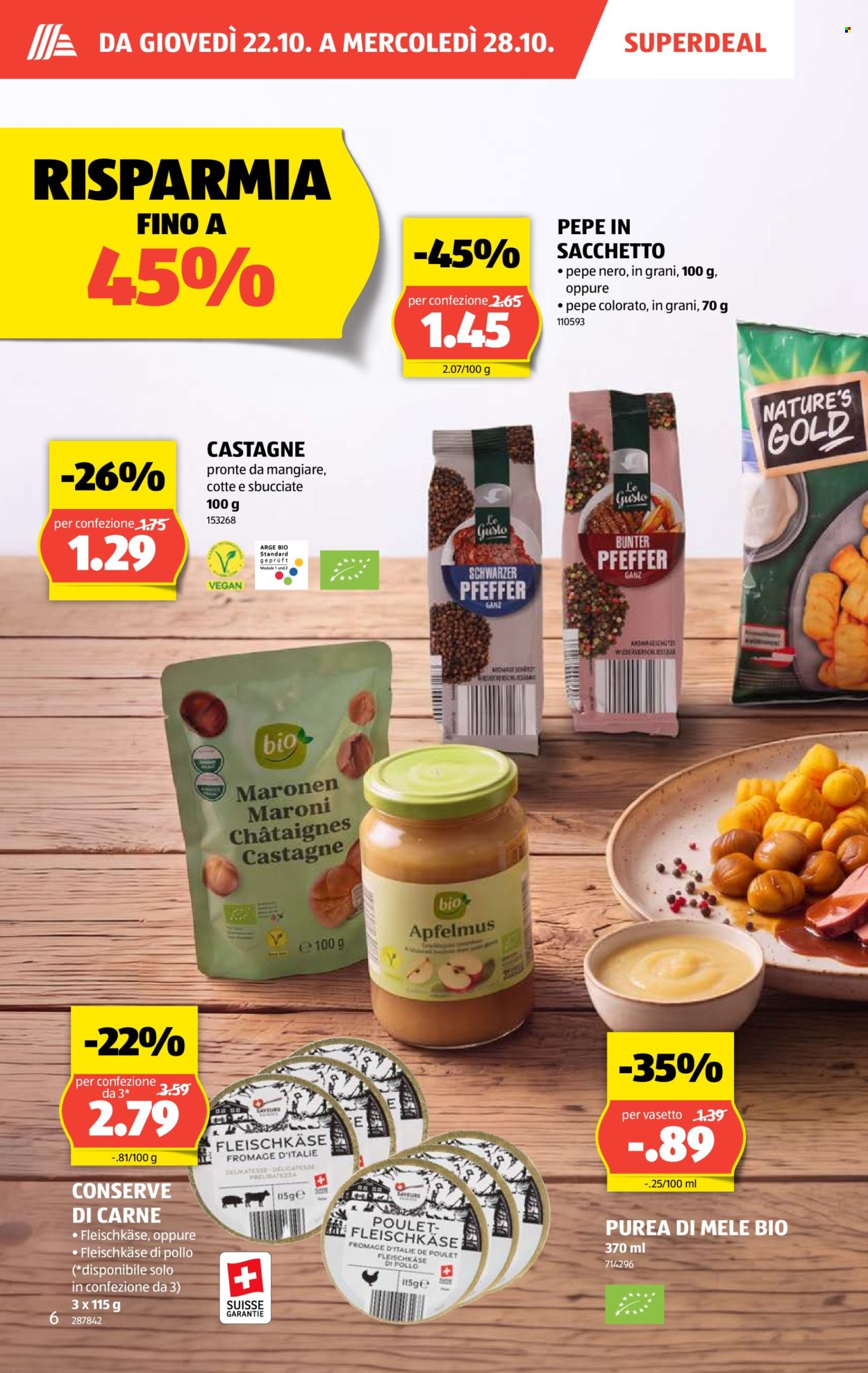 Catalogue Aldi - 22.10.2026 - 28.10.2026. Page 6. Page 6