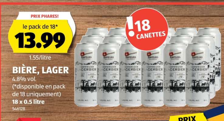 le pack de 18*