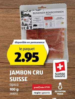 JAMBON CRU SUISSE