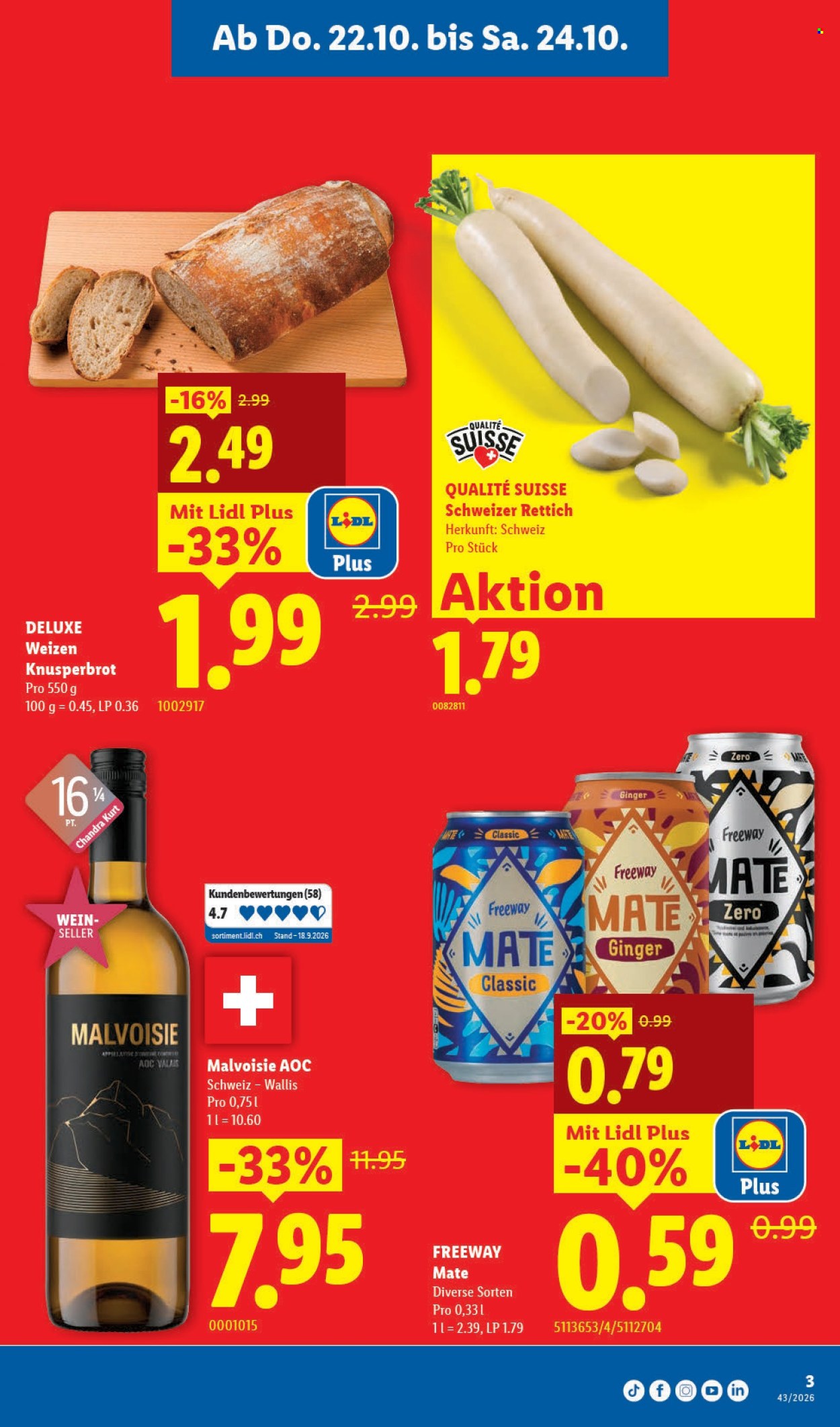Catalogue Lidl - 22.10.2026 - 28.10.2026. Page 3. Page 3