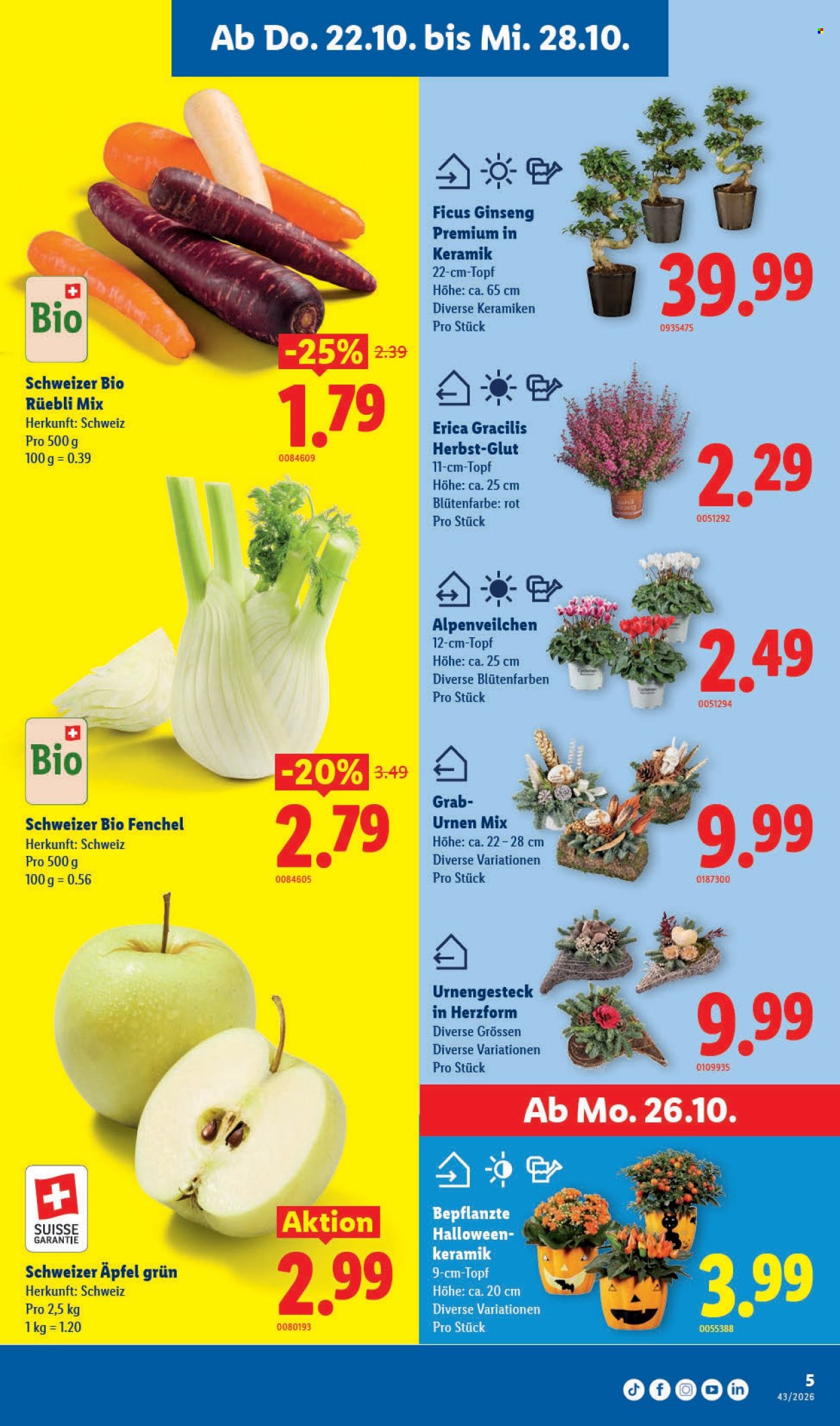 Catalogue Lidl - 22.10.2026 - 28.10.2026. Page 5. Page 5