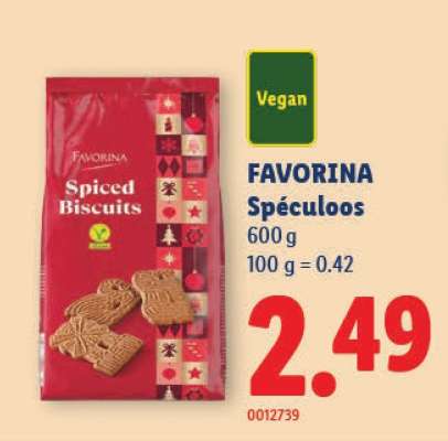FAVORINA Spéculoos