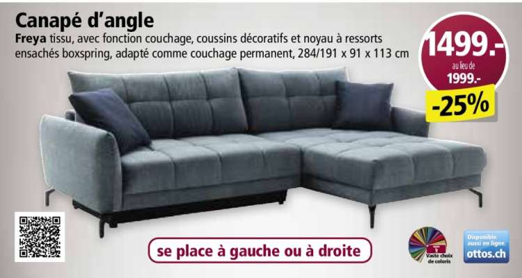 Canapé d'angle