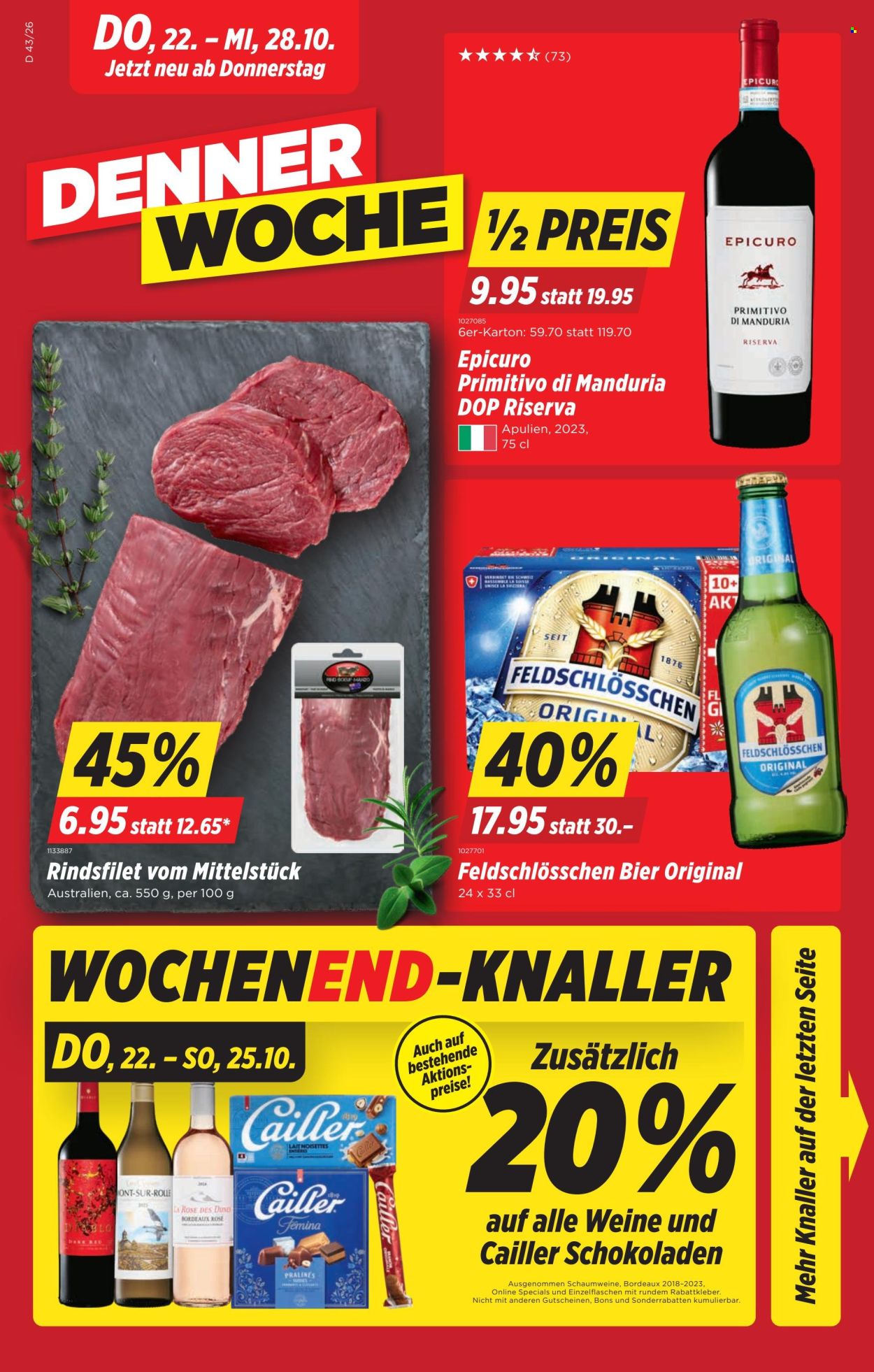 Catalogue Denner - 22.10.2026 - 28.10.2026. Page 1. Page 1