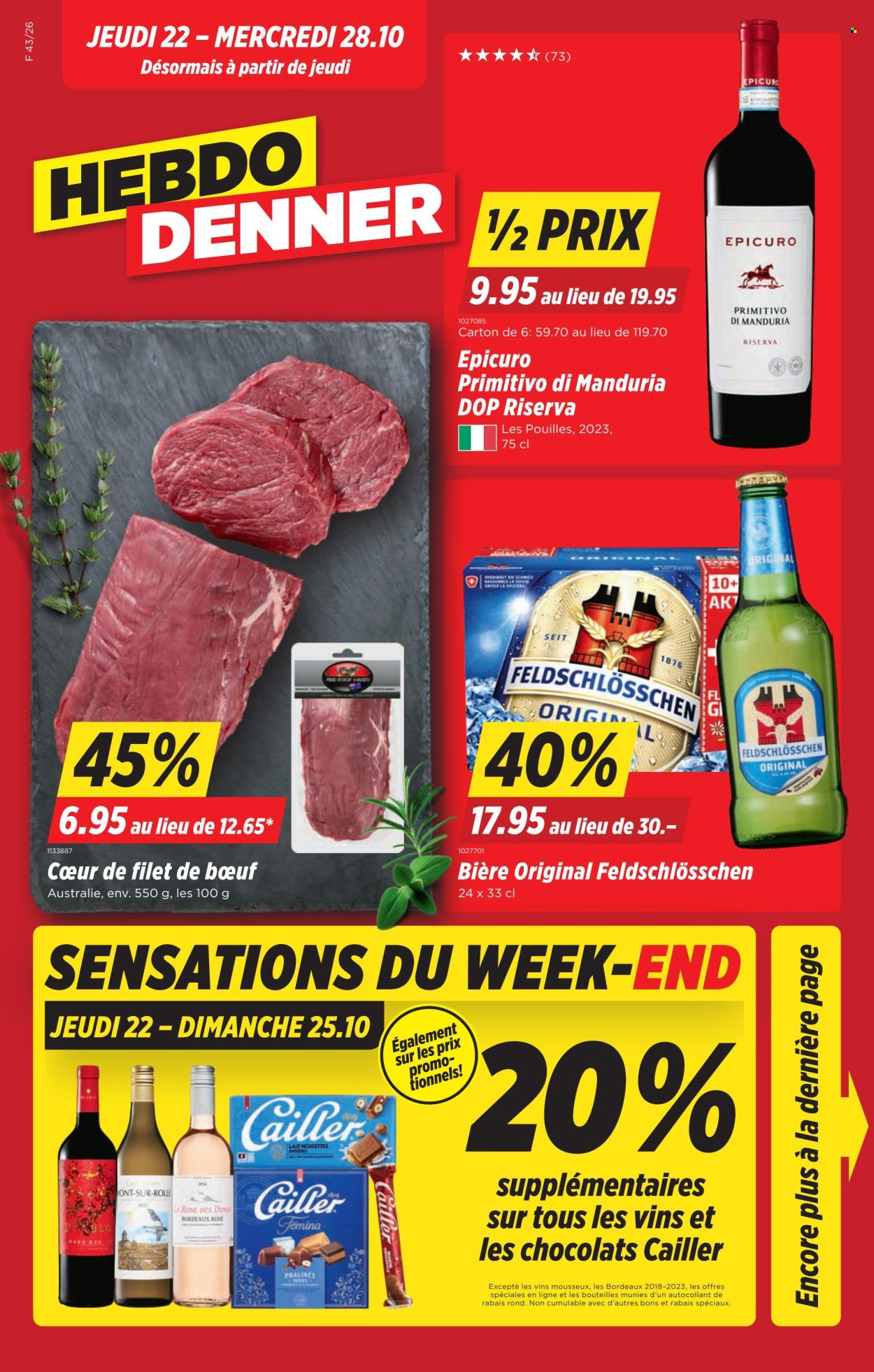 Catalogue Denner - 22.10.2026 - 28.10.2026. Page 1. Page 1