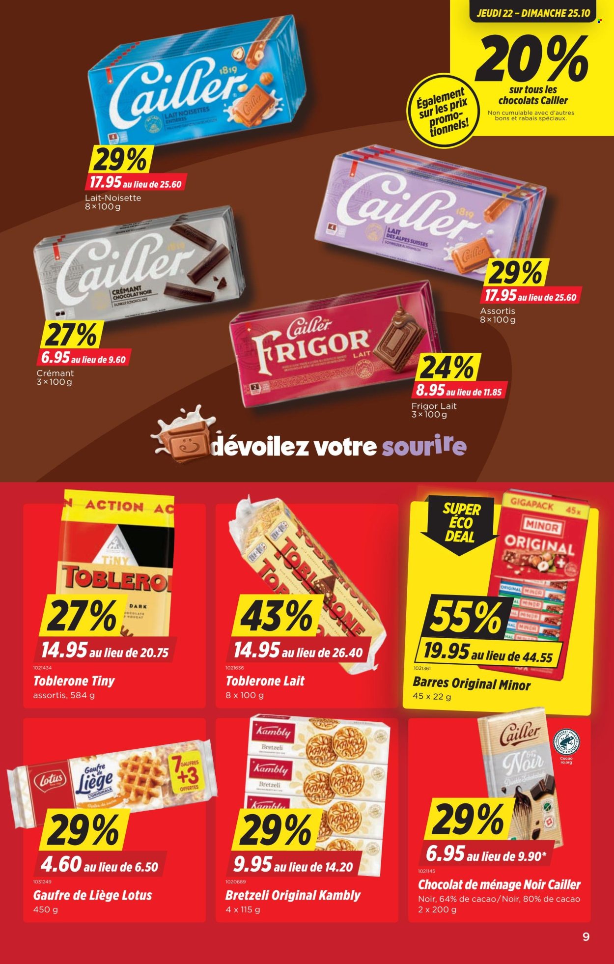 Catalogue Denner - 22.10.2026 - 28.10.2026. Page 9. Page 9