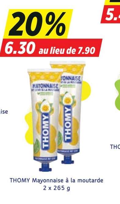 THOMY MAYONNAISE À LA MOUTARDE