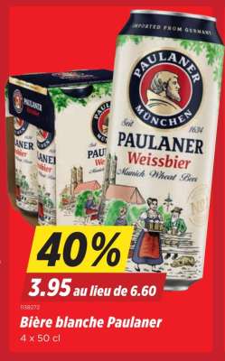 Bière blanche Paulaner