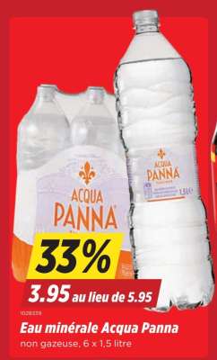 Eau minérale Acqua Panna