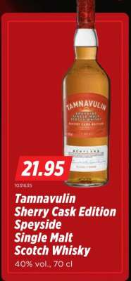 Tamnavulin Sherry Cask Edition Speyside Single Malt Scotch Whisky