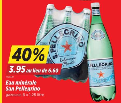 Eau minérale San Pellegrino