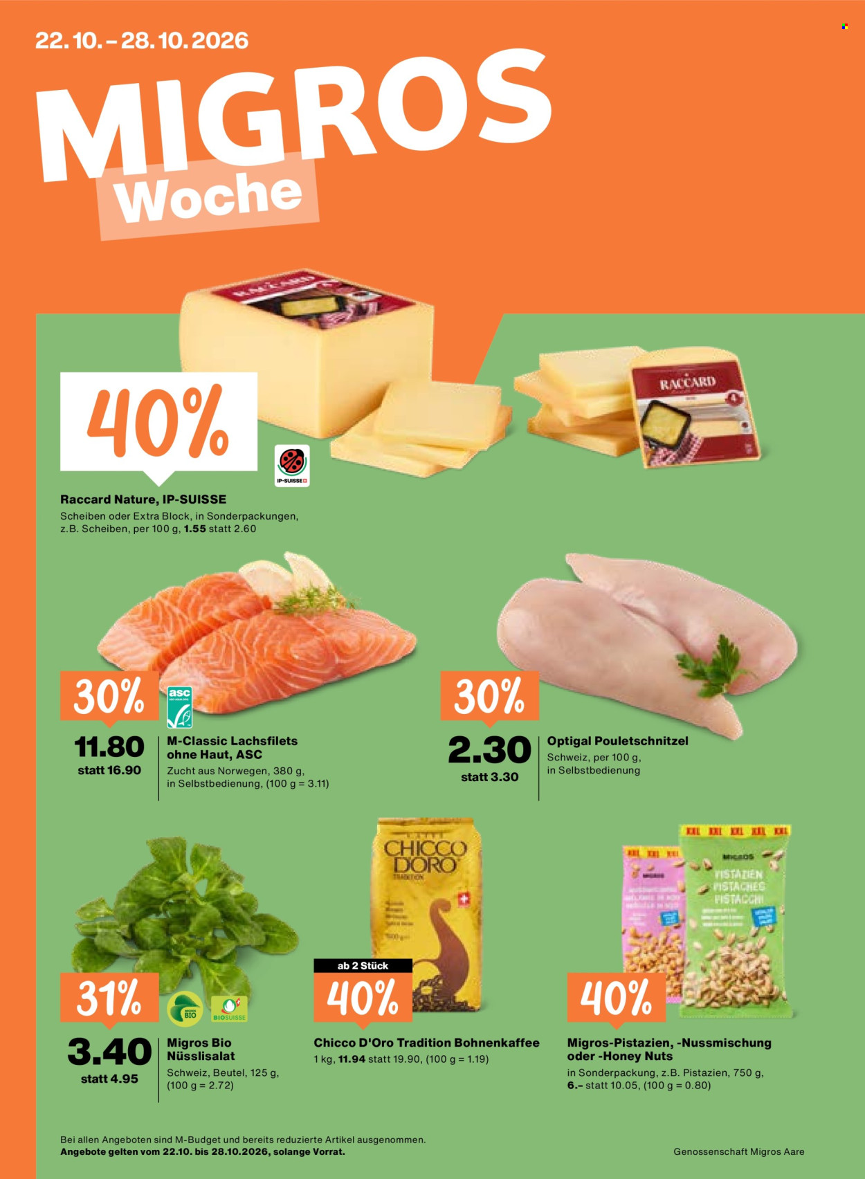 Catalogue Migros - 22.10.2026 - 28.10.2026. Page 1. Page 1