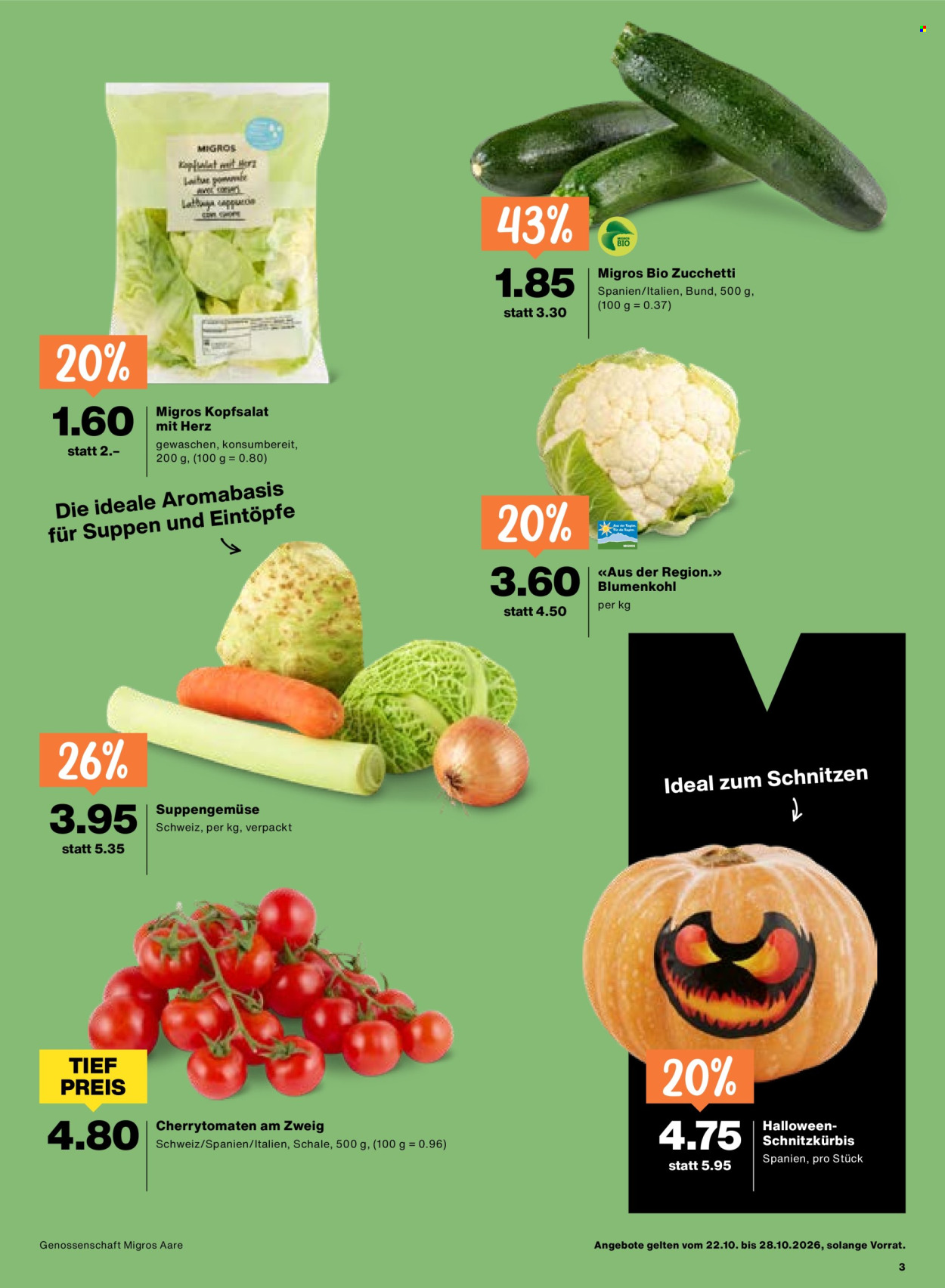 Catalogue Migros - 22.10.2026 - 28.10.2026. Page 3. Page 3