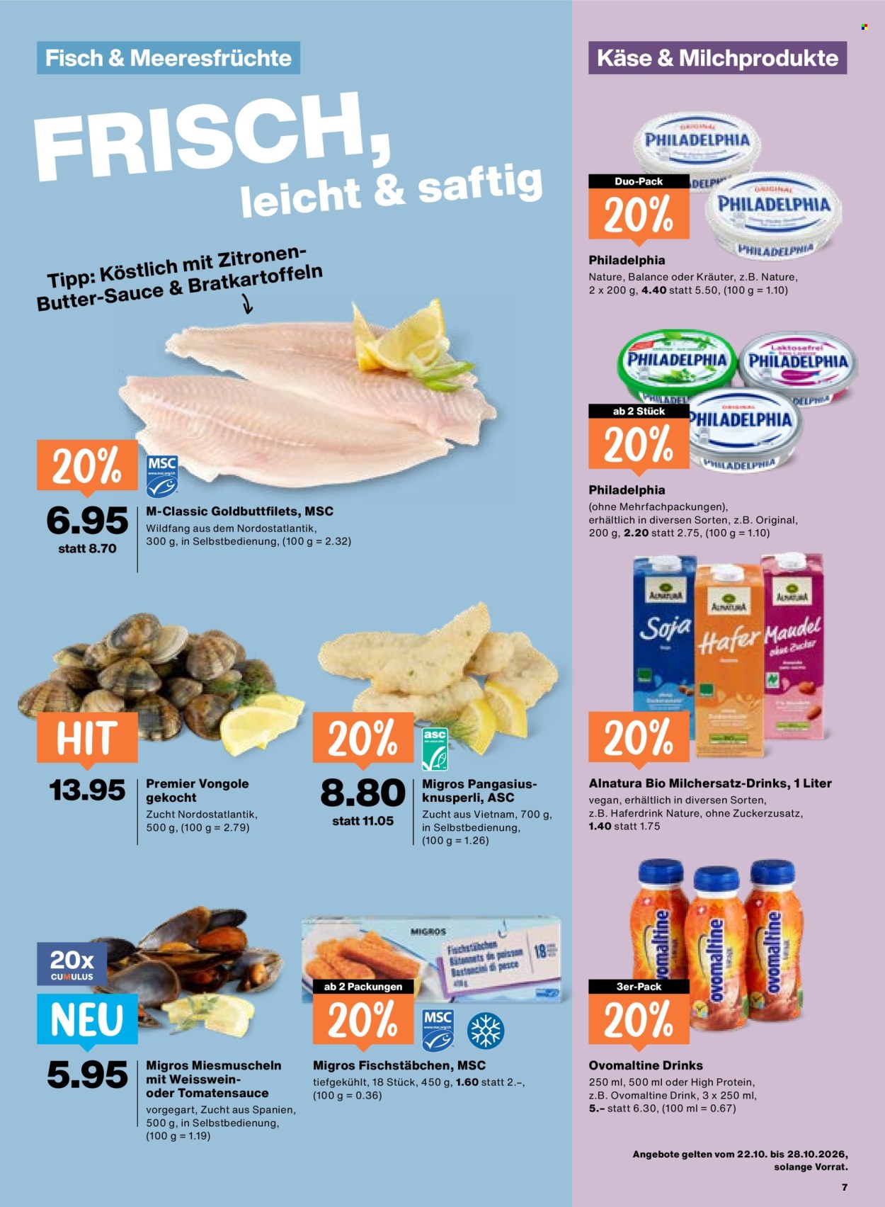 Catalogue Migros - 22.10.2026 - 28.10.2026. Page 7. Page 7