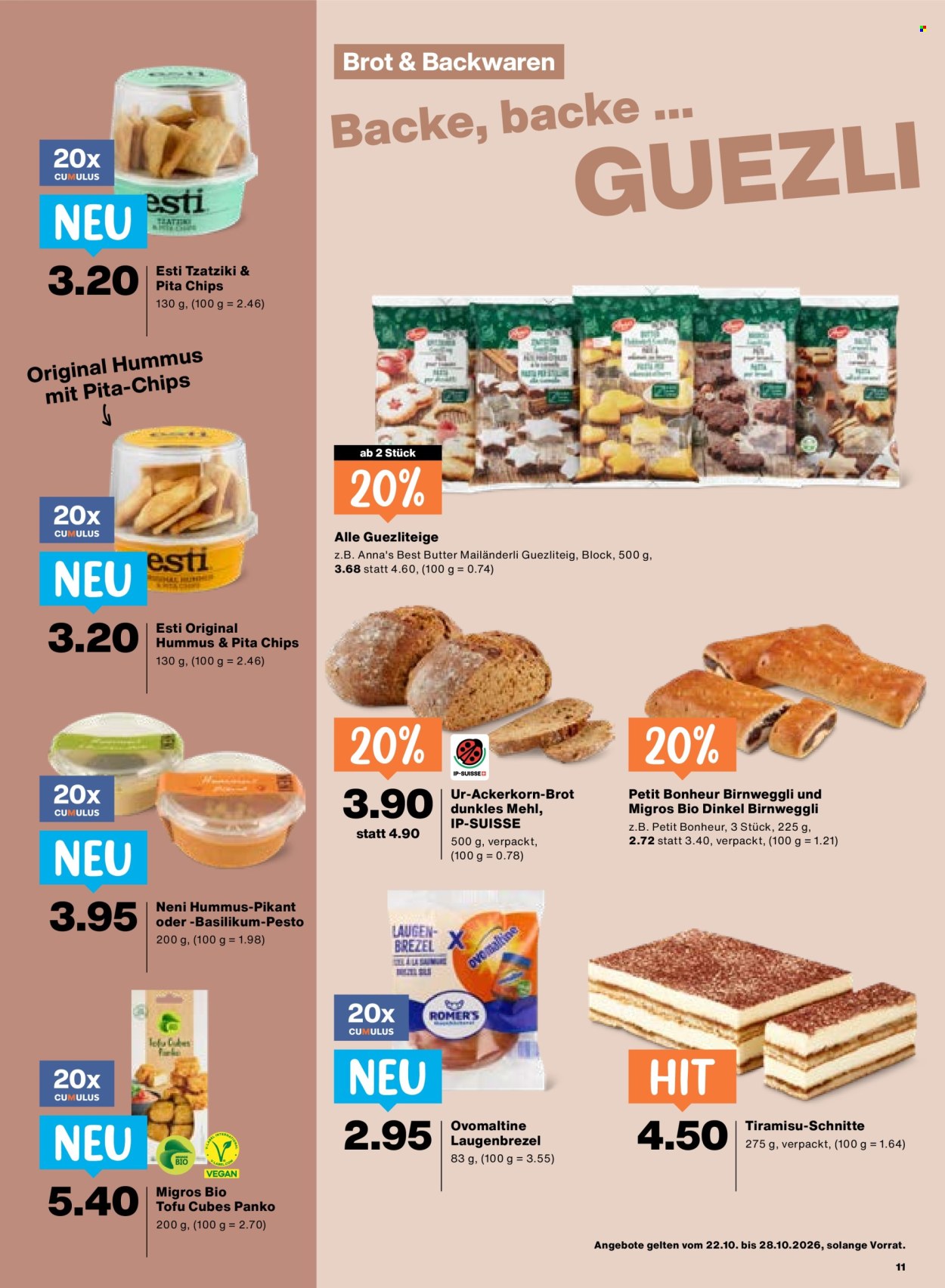 Catalogue Migros - 22.10.2026 - 28.10.2026. Page 11. Page 11