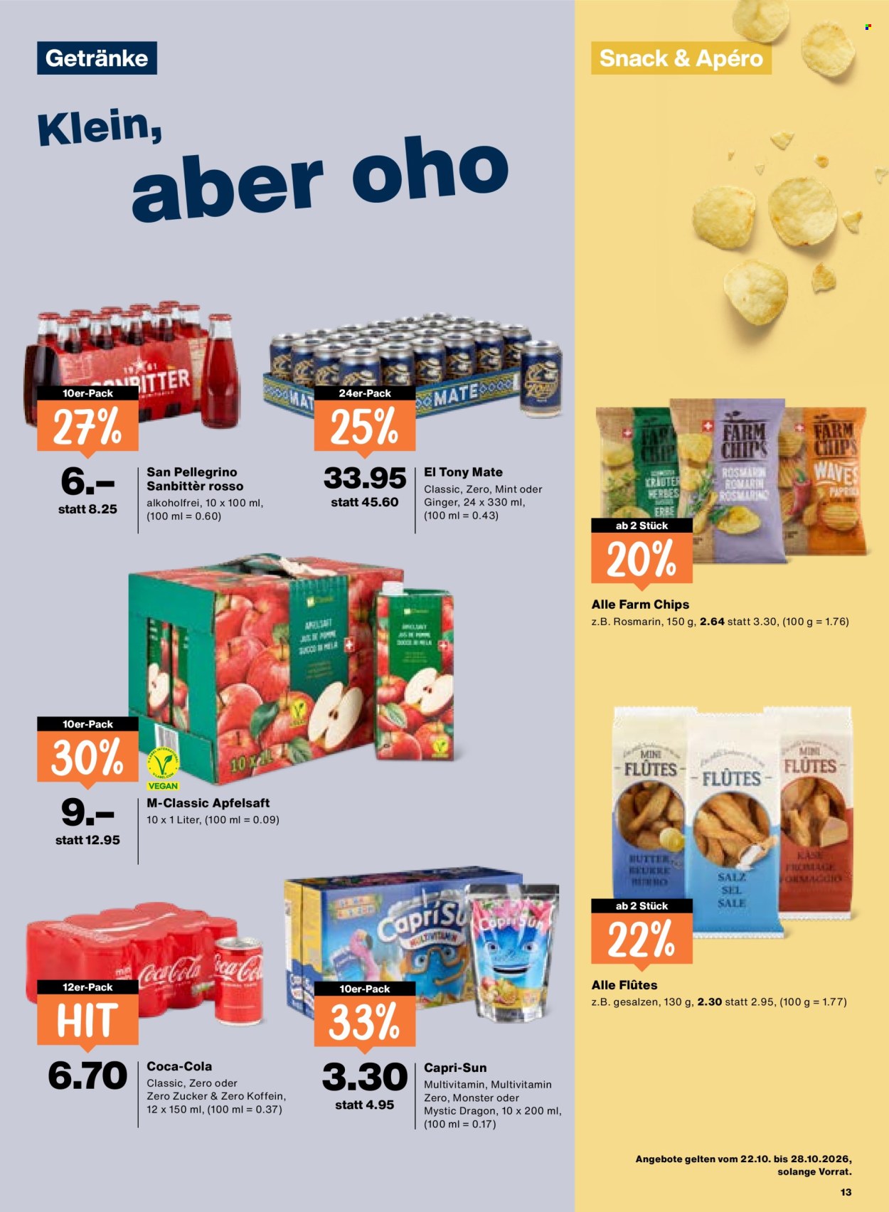 Catalogue Migros - 22.10.2026 - 28.10.2026. Page 13. Page 13