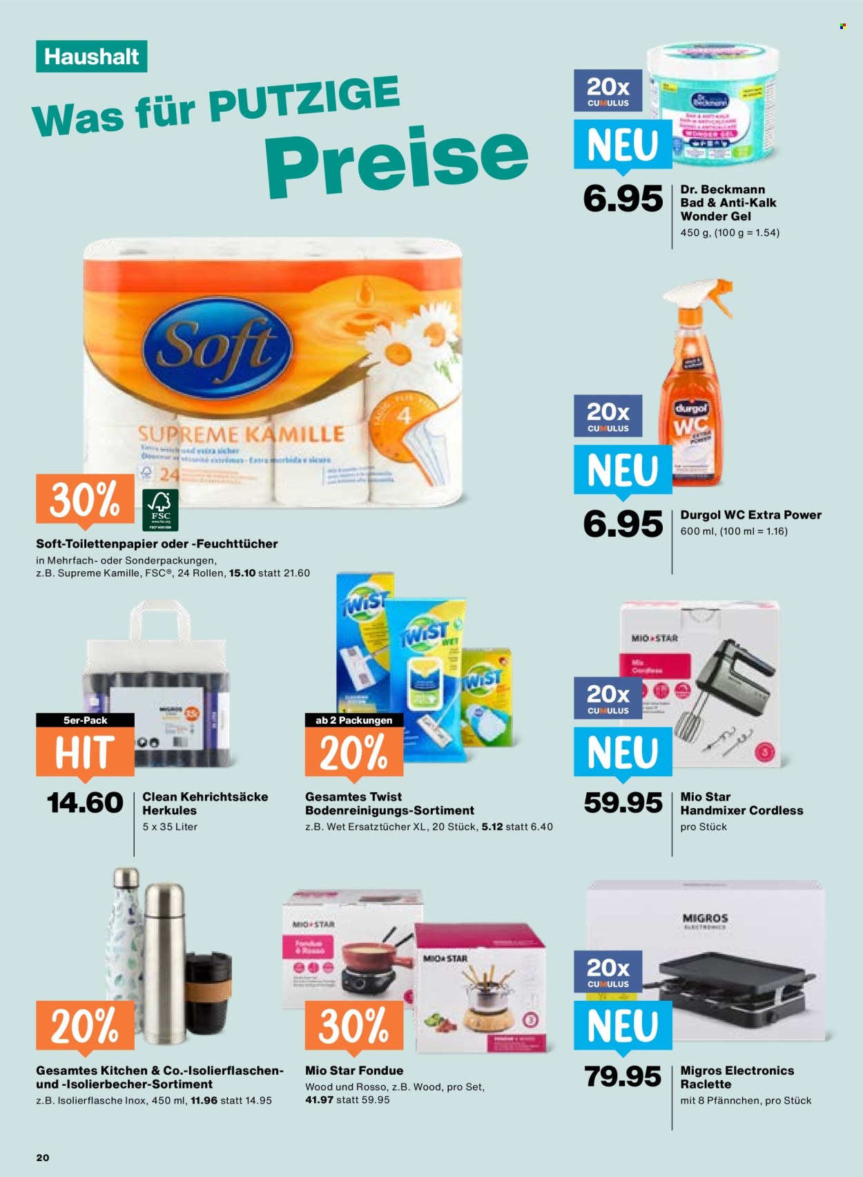 Catalogue Migros - 22.10.2026 - 28.10.2026. Page 20. Page 20