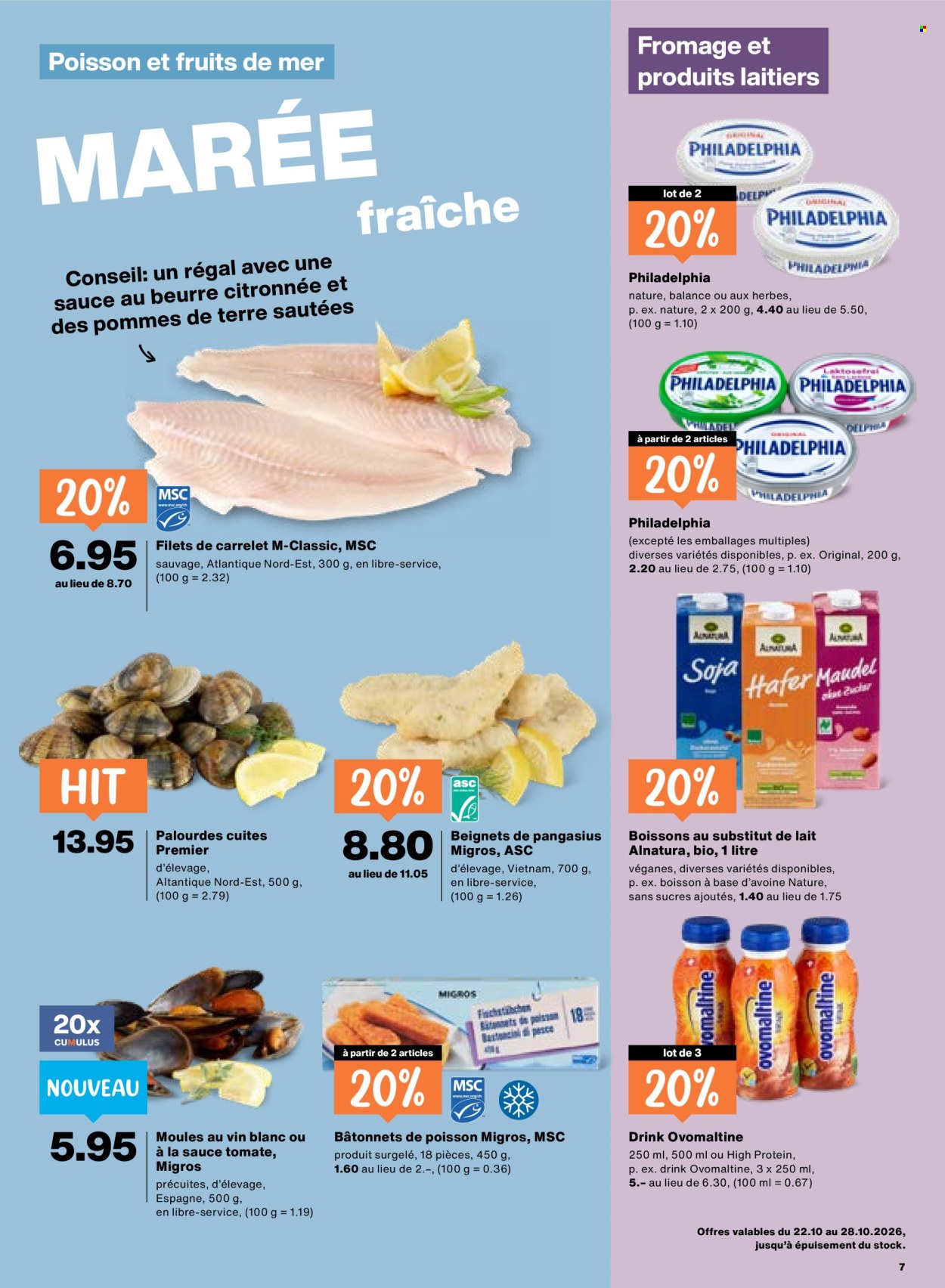 Catalogue Migros - 22.10.2026 - 28.10.2026. Page 7. Page 7