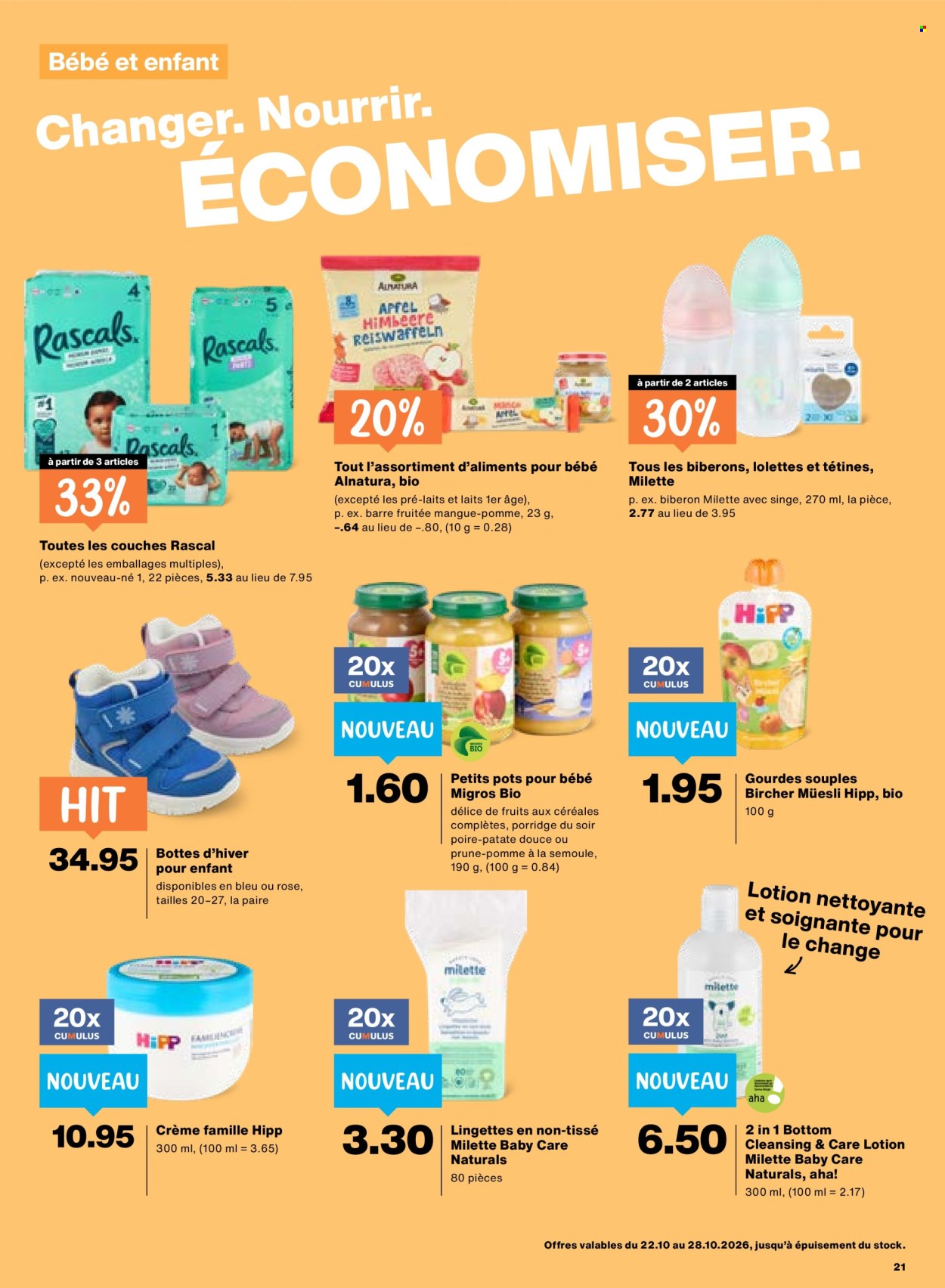 Catalogue Migros - 22.10.2026 - 28.10.2026. Page 21. Page 21