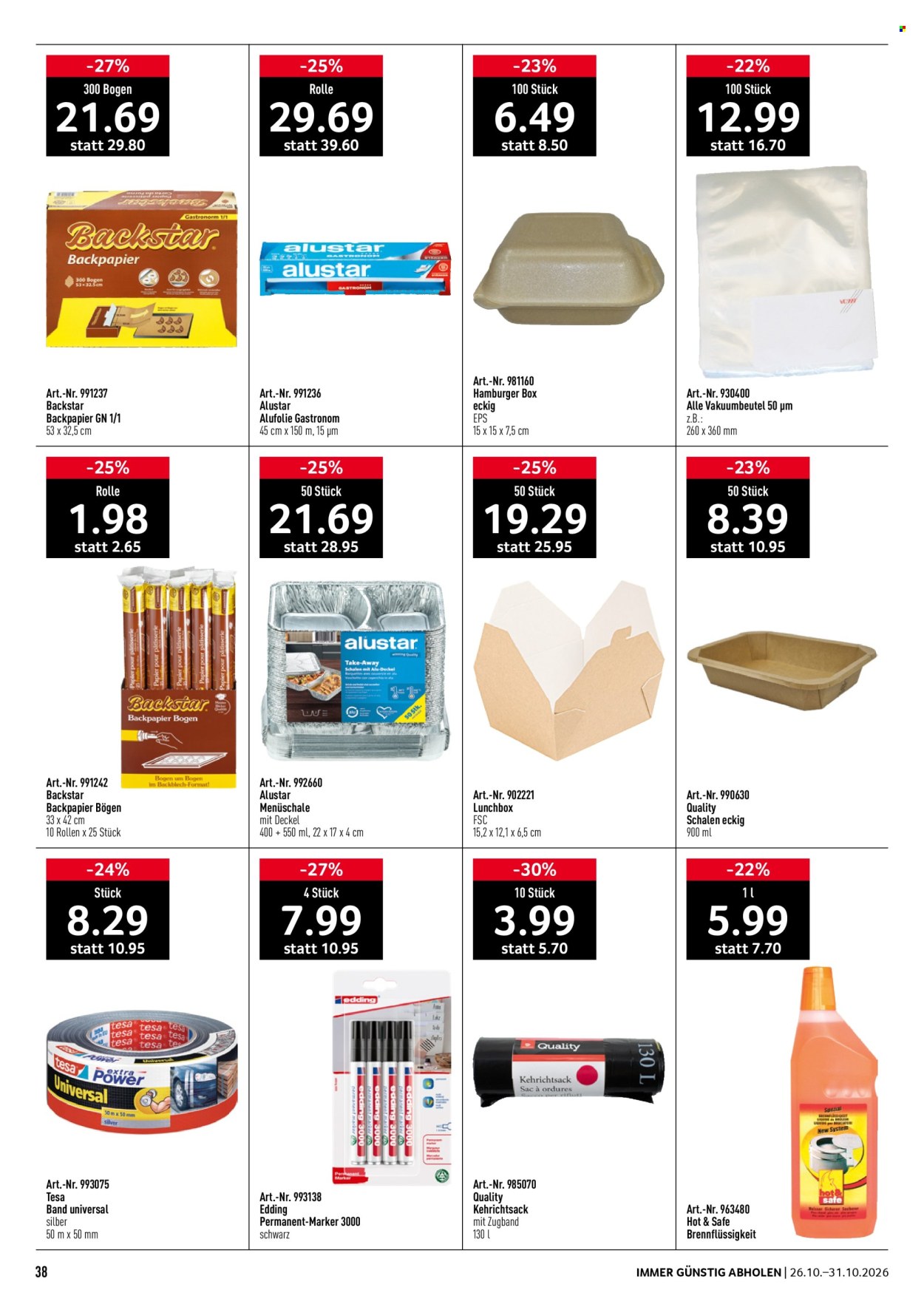 Catalogue Prodega - 26.10.2026 - 31.10.2026. Page 38. Page 38