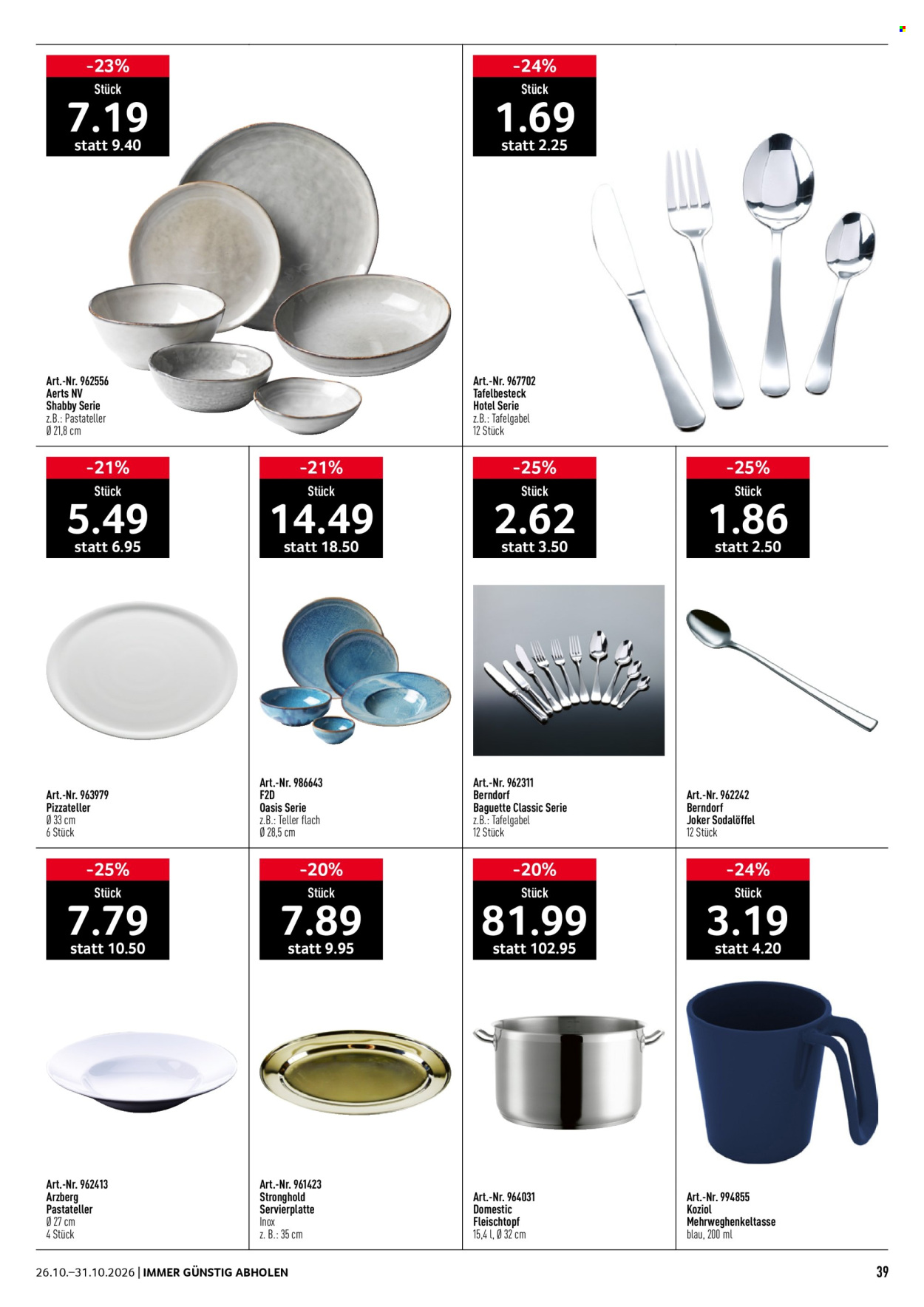Catalogue Prodega - 26.10.2026 - 31.10.2026. Page 39. Page 39