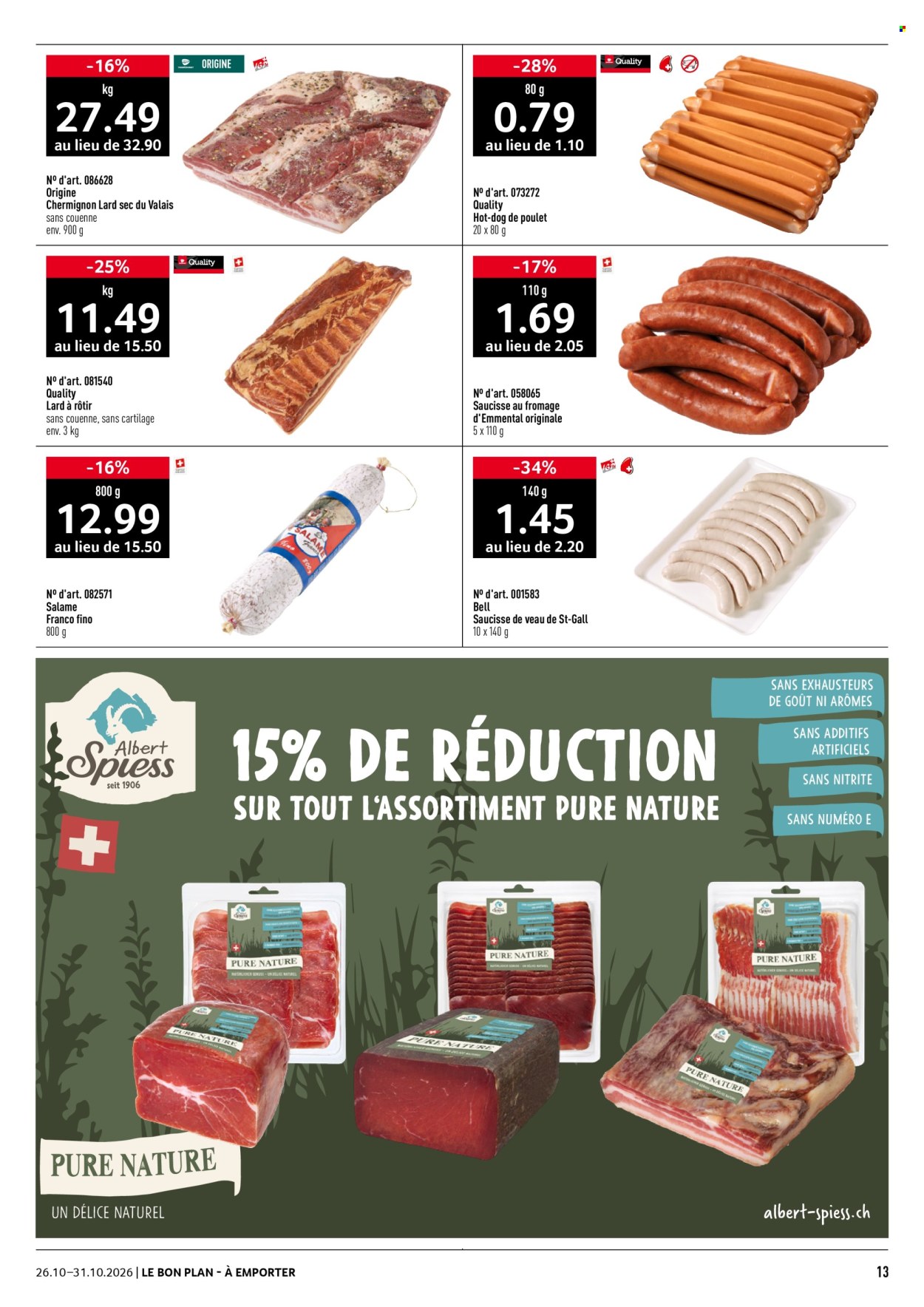 Catalogue Prodega - 26.10.2026 - 31.10.2026. Page 13. Page 13