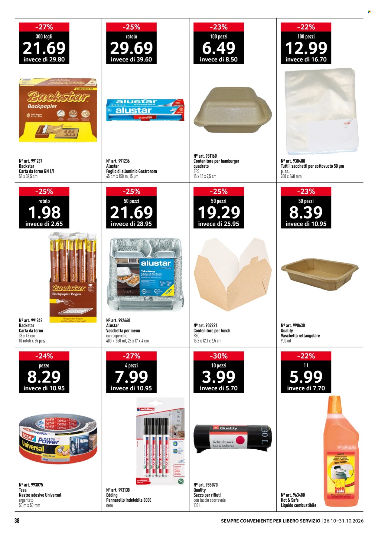 Catalogue Prodega - 26.10.2026 - 31.10.2026. Page 38. Page 38