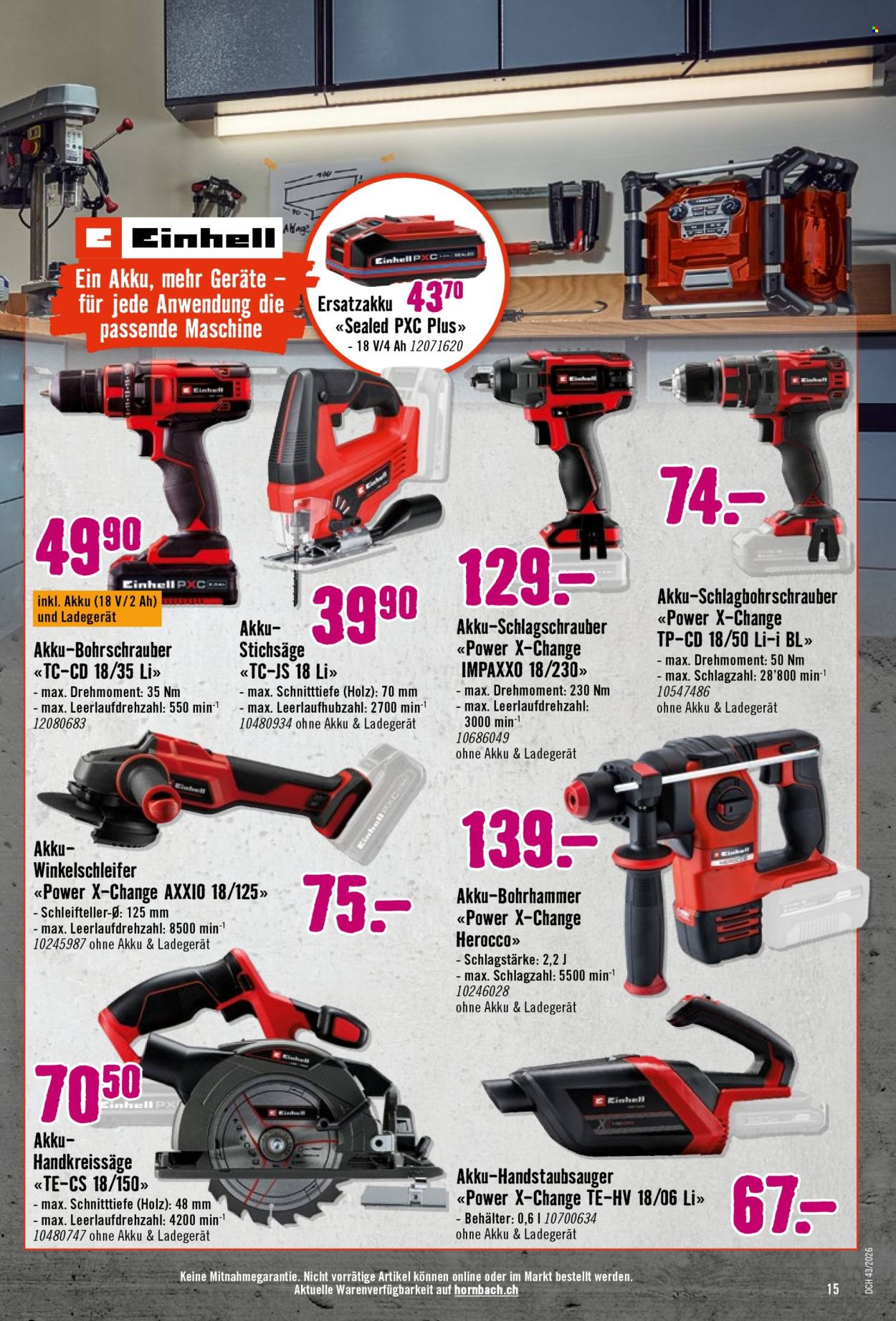 Catalogue Hornbach. Page 15. Page 15