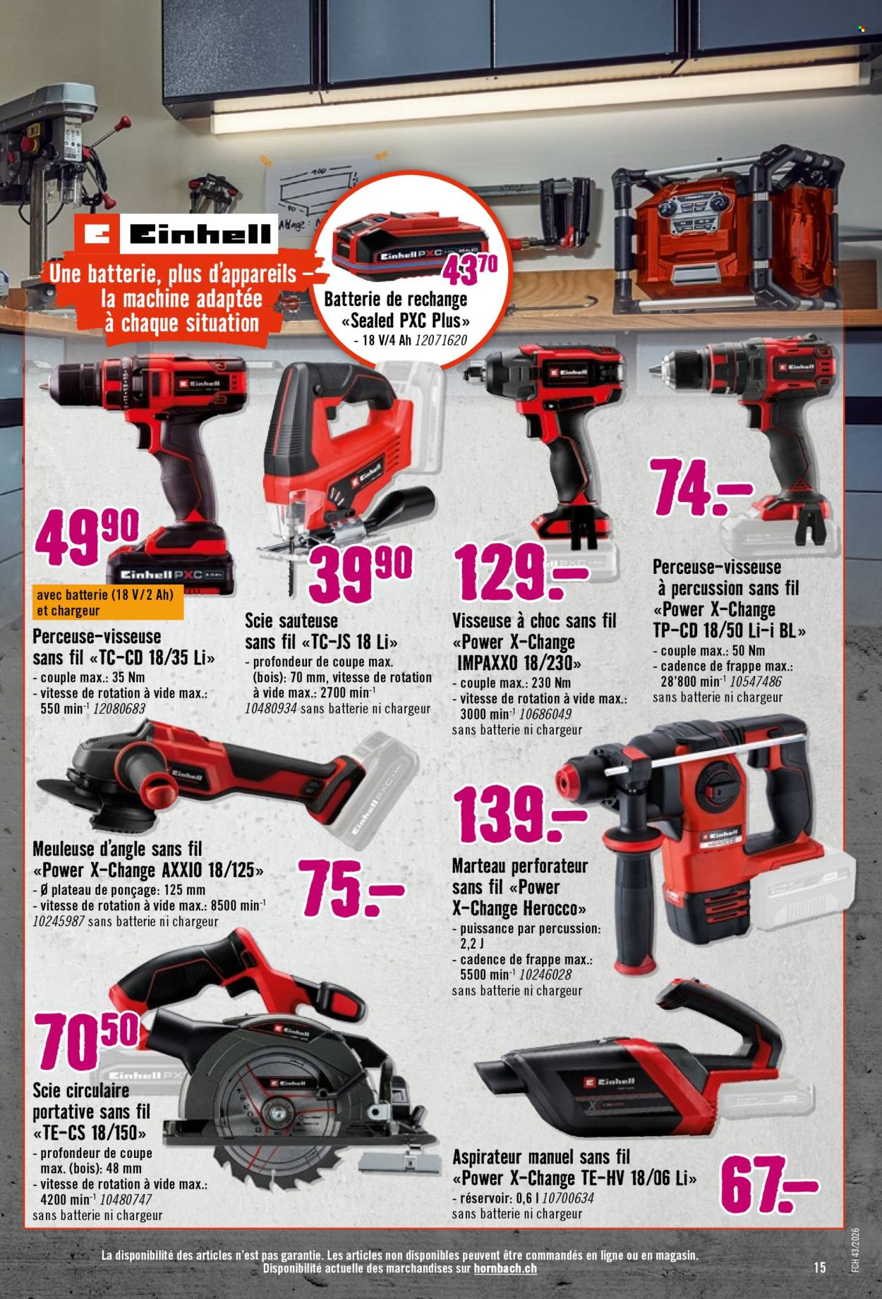 Catalogue Hornbach. Page 15. Page 15