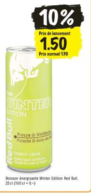 Boisson énergisante Winter Edition Red Bull