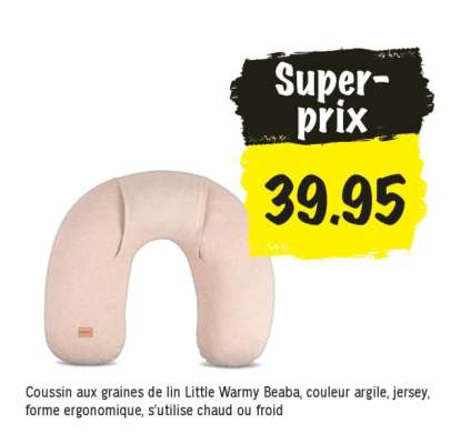 Coussin aux graines de lin Little Warmy Beaba