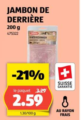 Jambon de derrière